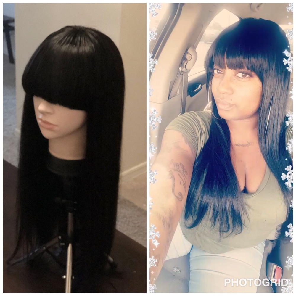 Beautiful Chinese bang wig
